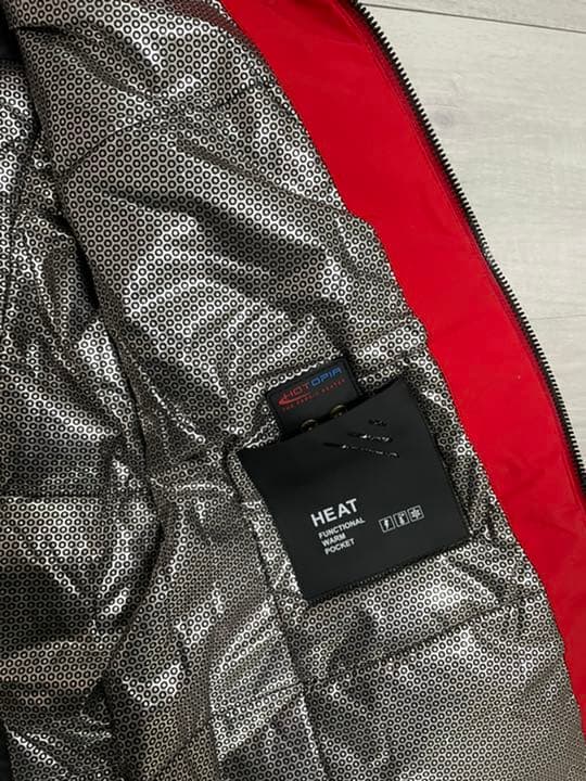 新品M 9.3万円　マンシングウェア  発熱　モバイルサーモ搭載　中綿撥水コート