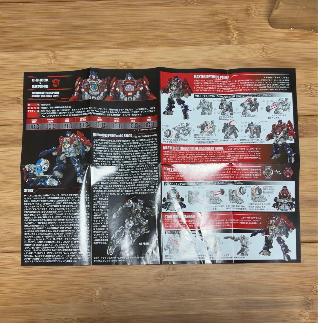 G-SHOCK × TRANSFORMERS マスターオプティマスプライム