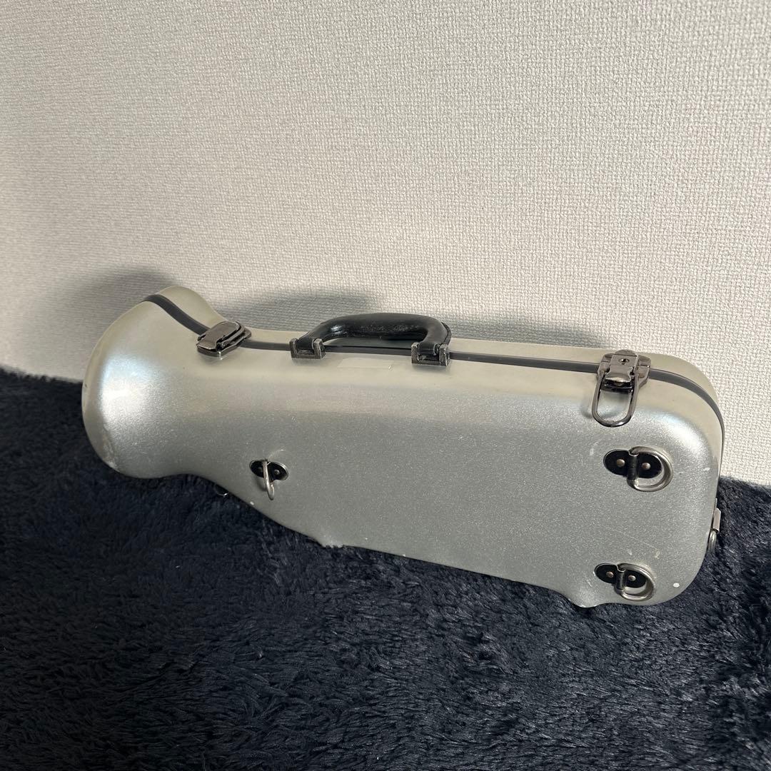 C.C Shiny トランペット ハードケース 管楽器 シルバー