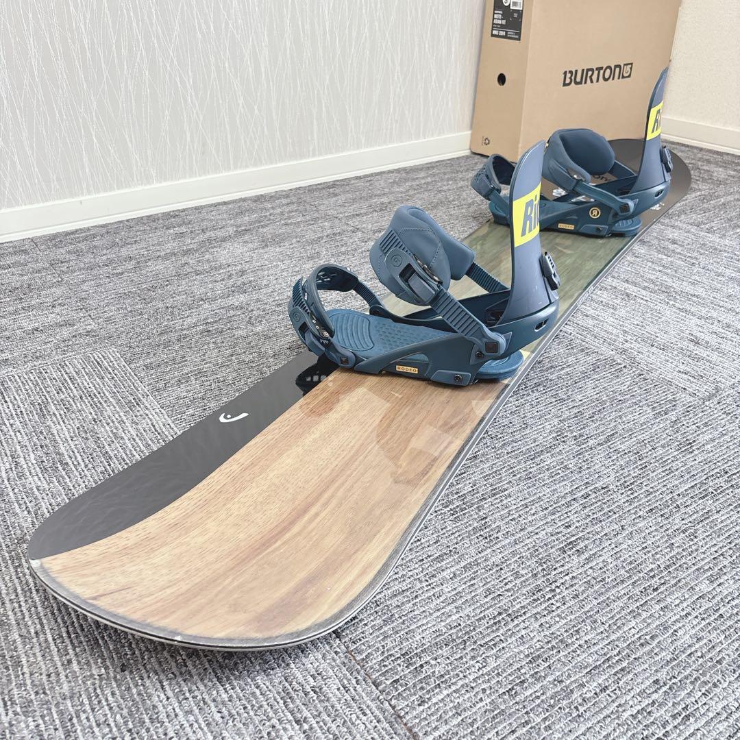 90美品❗️超豪華❗️HEAD×RIDE スノーボードセット★157cm+ビン付