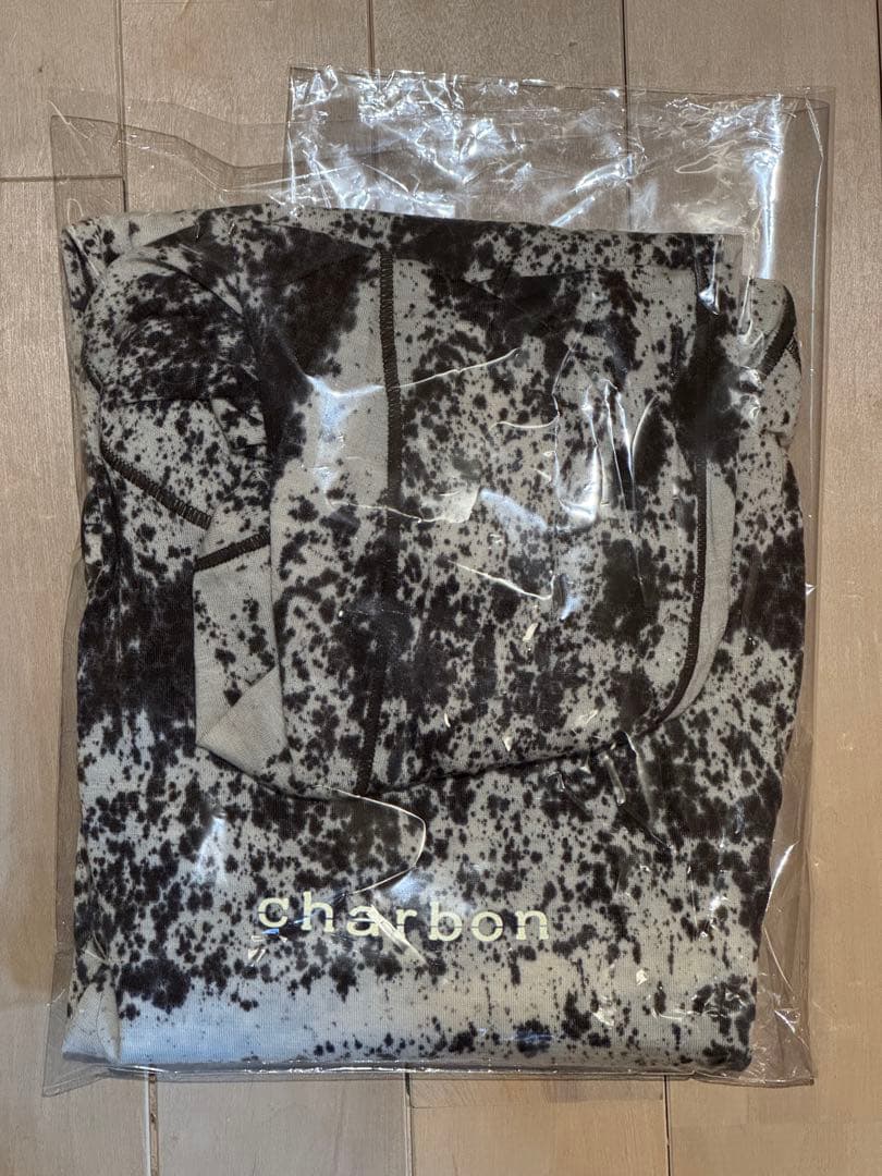 ウォーキング・ランニングウェア Charbon WOOL SPLASH DYE HOODIE
