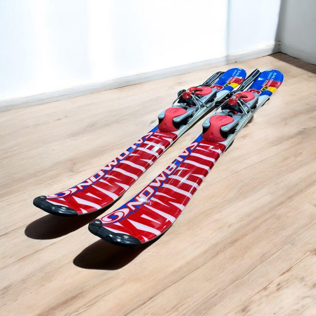 【良品】SALOMON MINIMAX 99cm ショートスキー ファンスキー