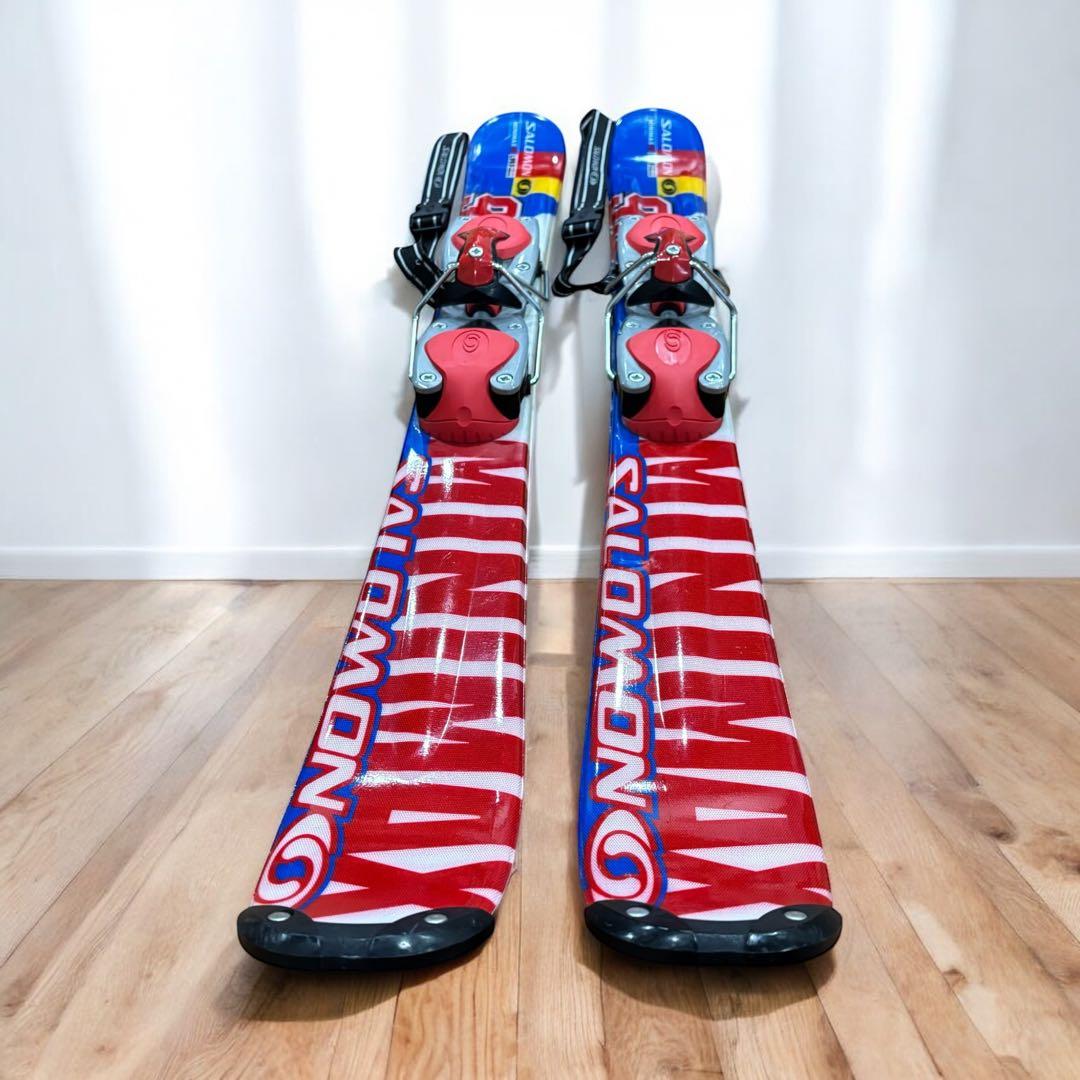 【良品】SALOMON MINIMAX 99cm ショートスキー ファンスキー