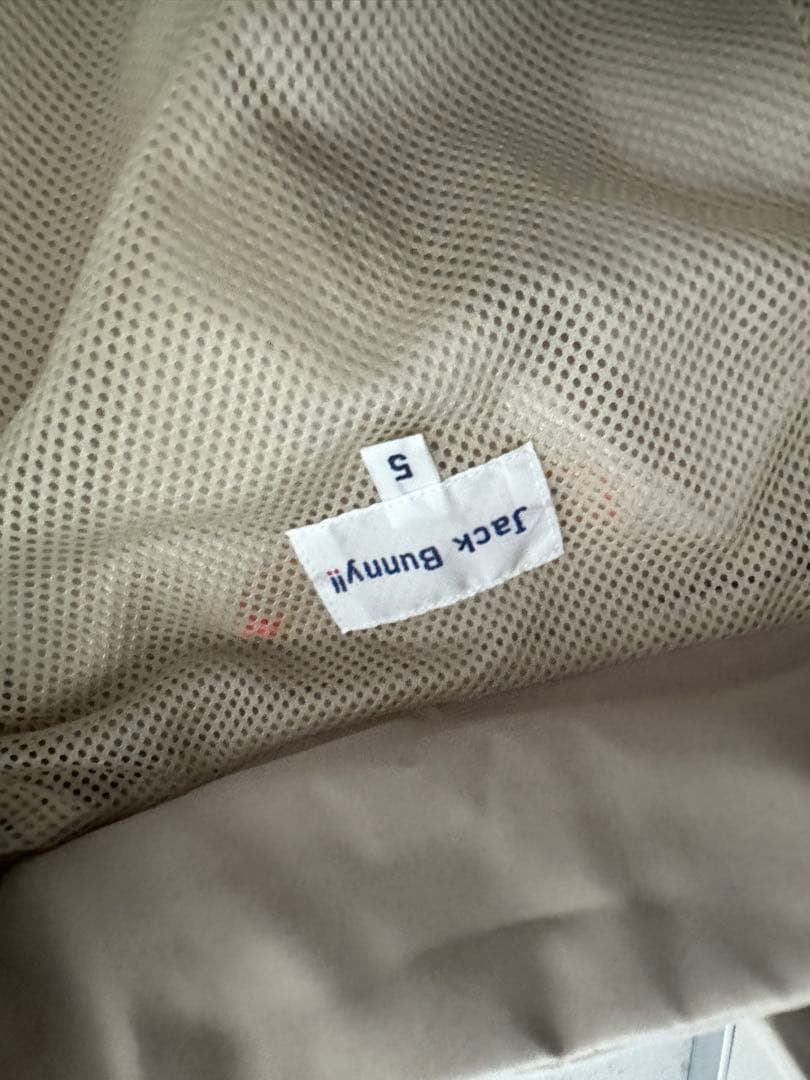 Jack Bunny ジャックバニー 2WAYブルゾン ベージュ×黒