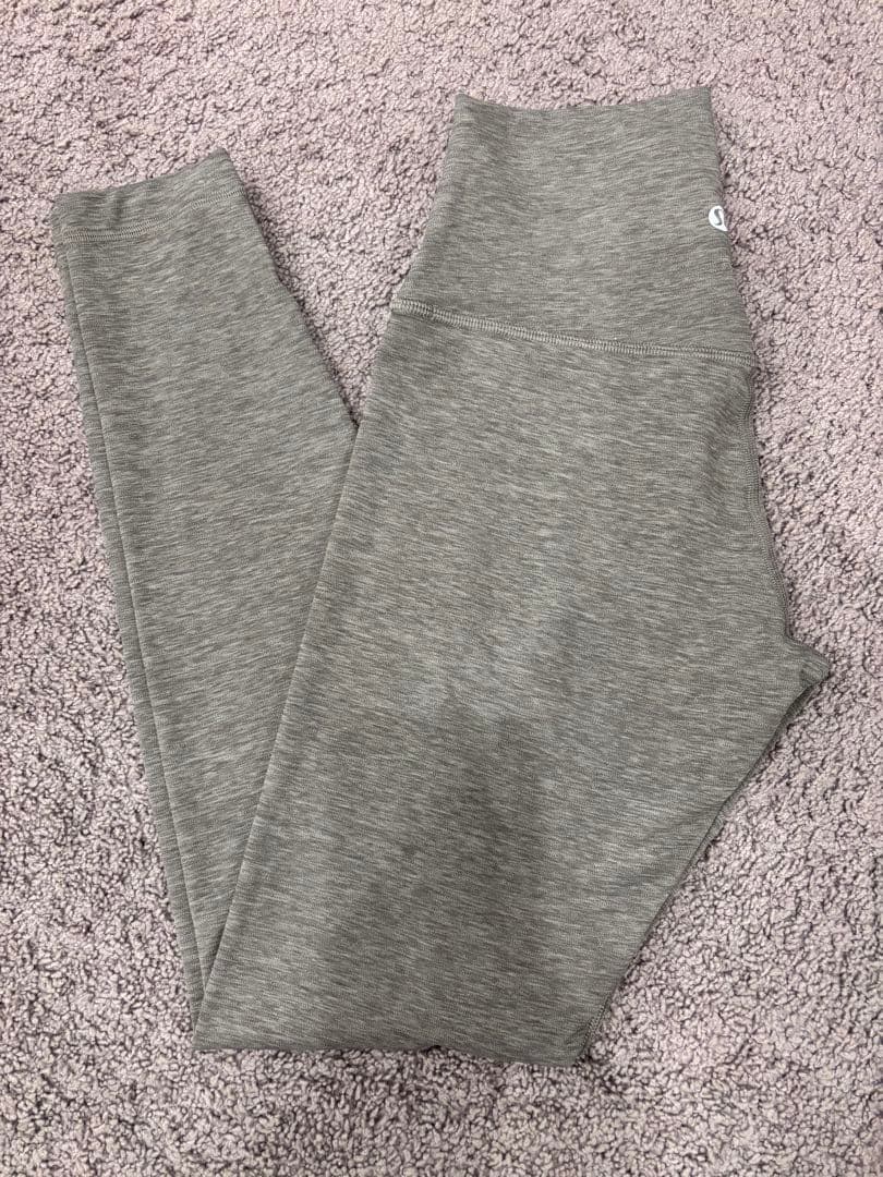 ルルレモンアラインハイライズアジアンフィット26 グレーS