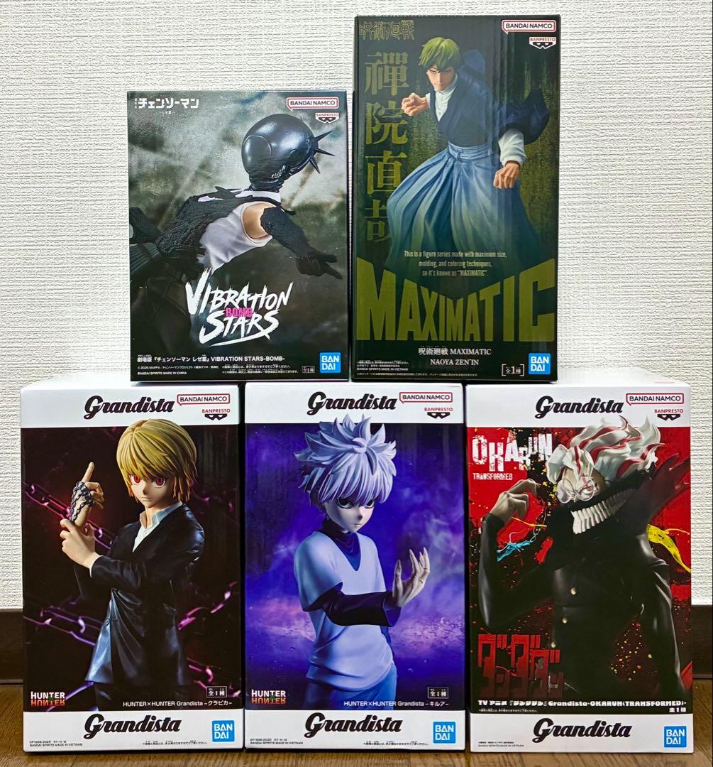 【人気アニメFigure 5種5個セット】まとめ売り\"_BOMB_\"!