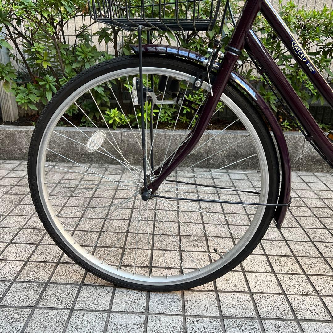 ★東京台東区 引取り限定★美品★ママチャリ　26㌅　自転車　カゴ付き
