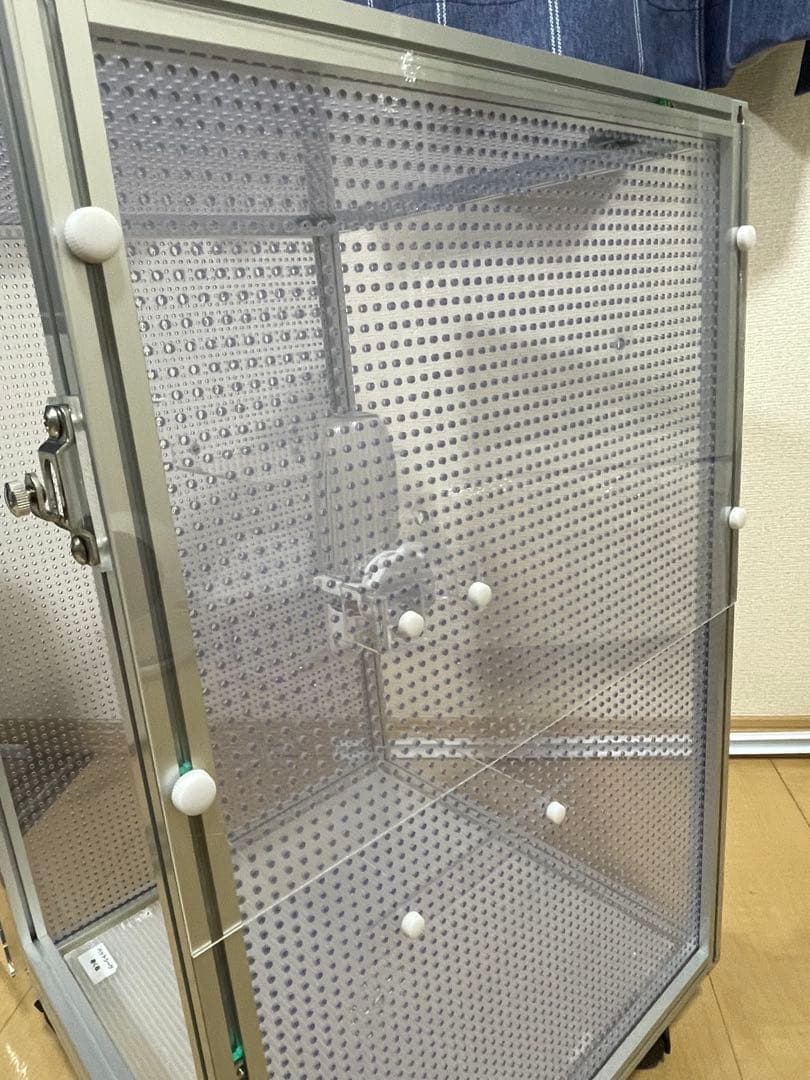 きなとのケージ屋さん　フクロモモンガ用アクリルケージ　キャスター付き