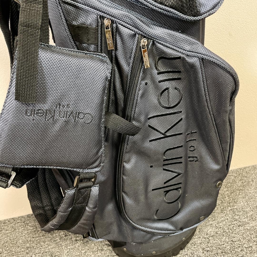   カルバンクライン　スタンド式 キャディバッグ　ネイビー