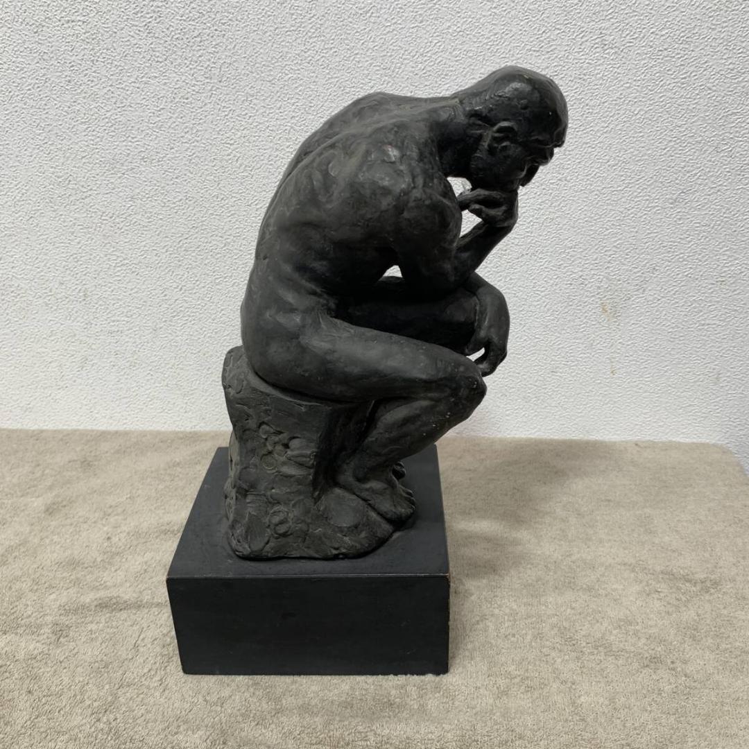 考える人　彫像　胸像　置物　美術　芸術　レトロ　アンティーク　XZ3824