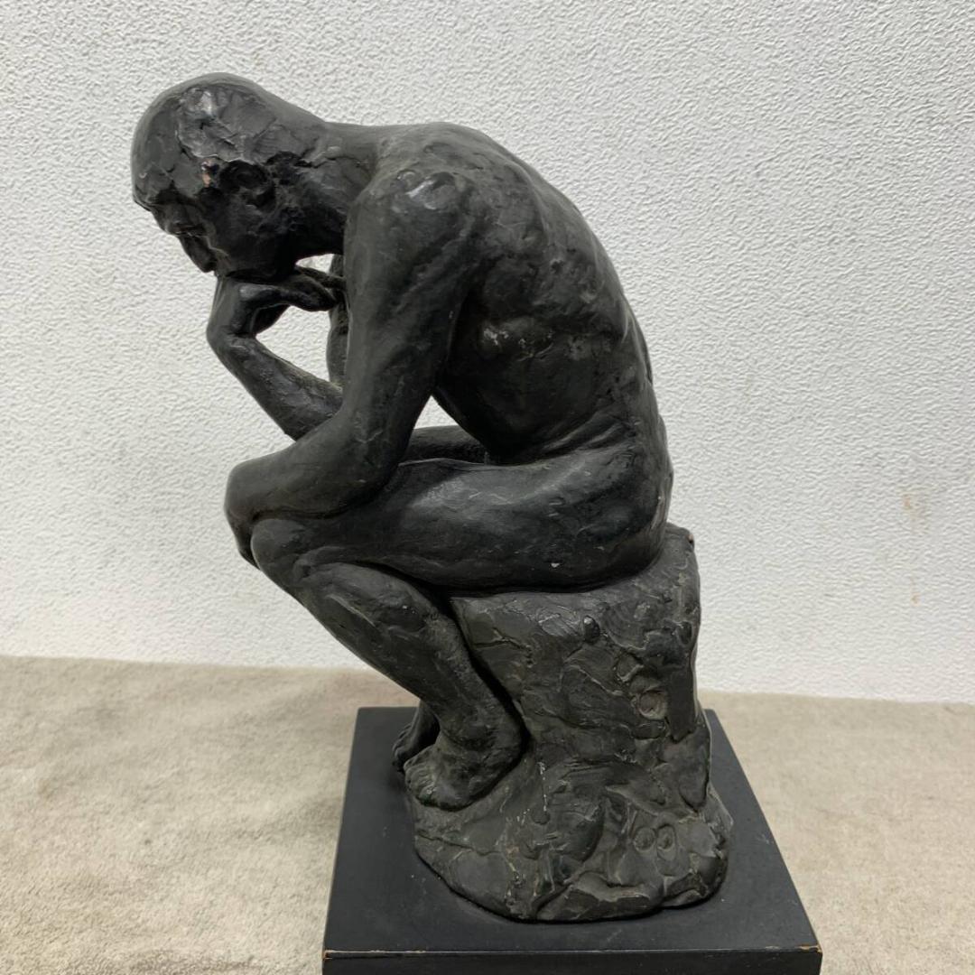 考える人　彫像　胸像　置物　美術　芸術　レトロ　アンティーク　XZ3824