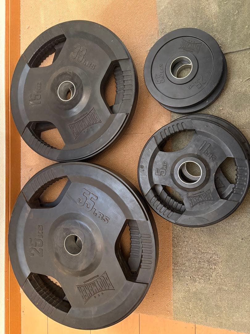 Powertec一式＋155kgプレート 引取限定