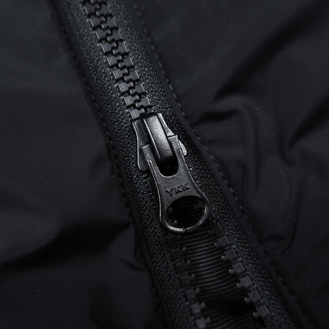 アダバット ADABAT NAVY 撥水 ジェットブラック ダウンベスト 黒 S