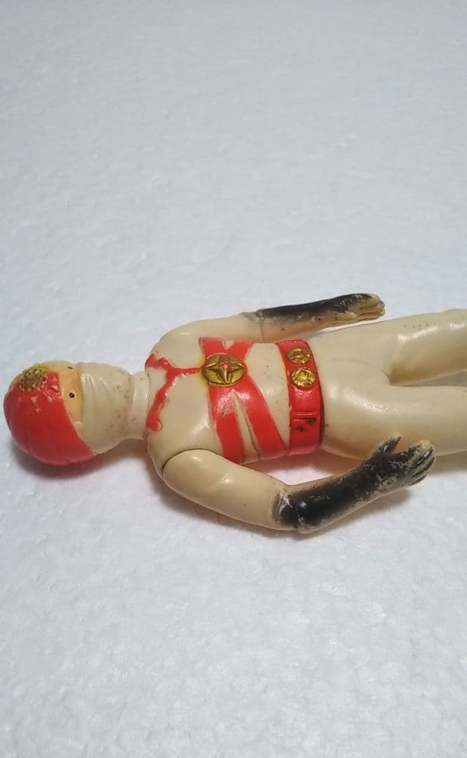 無版権 レインボーマン ソフビ 当時物 パチ物 パチソフビ ミドルサイズ