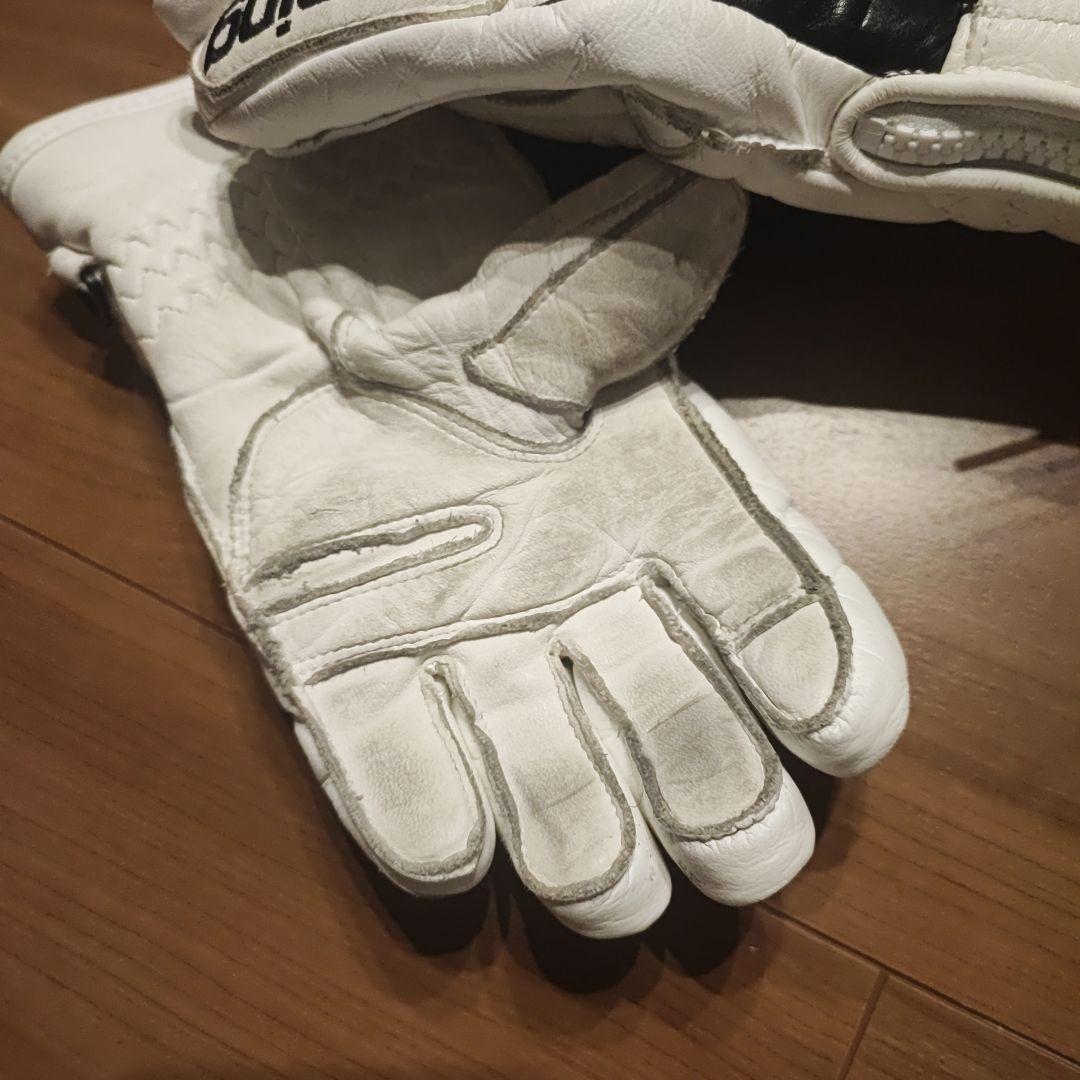 reusch RJ スキーグローブ ホワイト/ブラック　子供用М