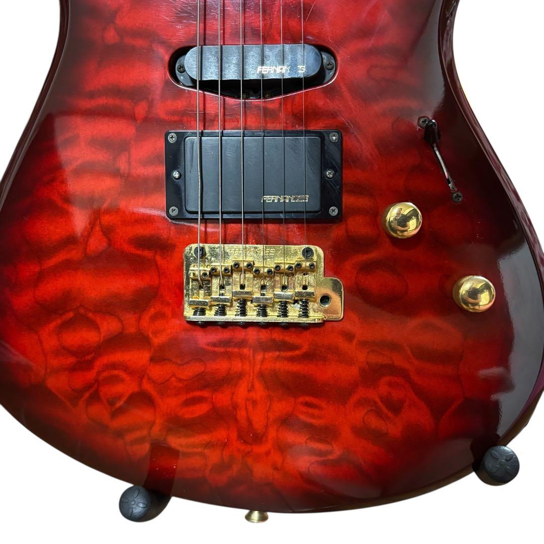 FERNANDES FGZ-400 キルトメイプル レッド エレキギター