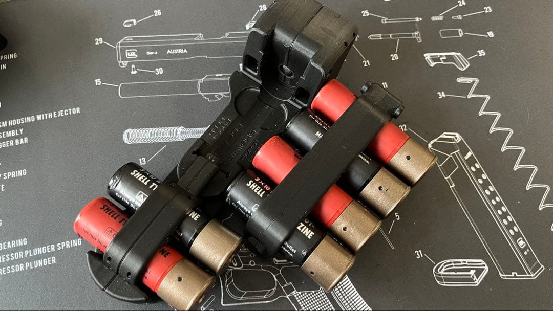 BURST-HEAD P90シェルマグ シングル【おまけ付】