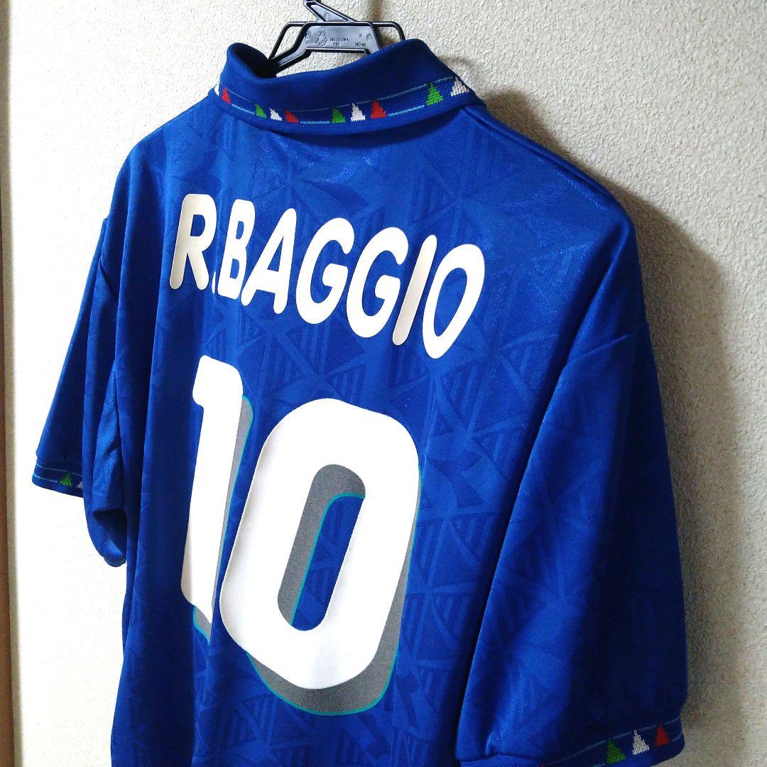 【美品】ディアドラ サッカー イタリア代表 ユニフォーム 10番 バッジョ