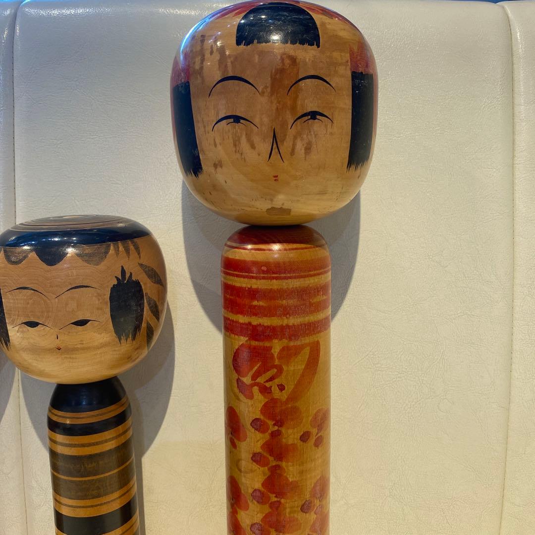 ☆こけし☆ 特大こけし 作者 6体おまとめ 弥次郎こけし 夫婦こけし