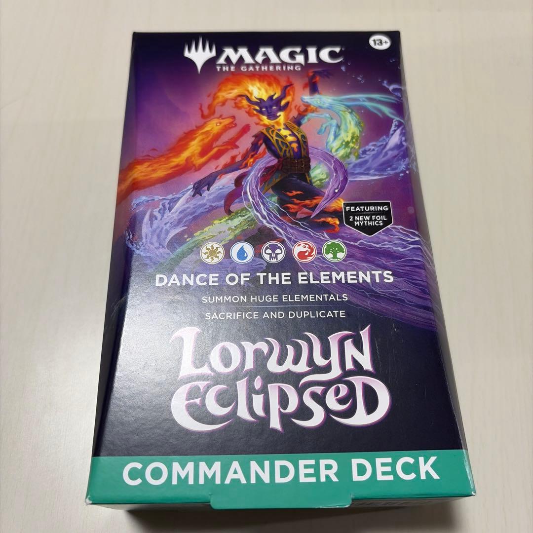 MTG 『ローウィンの昏明』統率者デッキ エレメンタルの舞踊　英語版　未開封