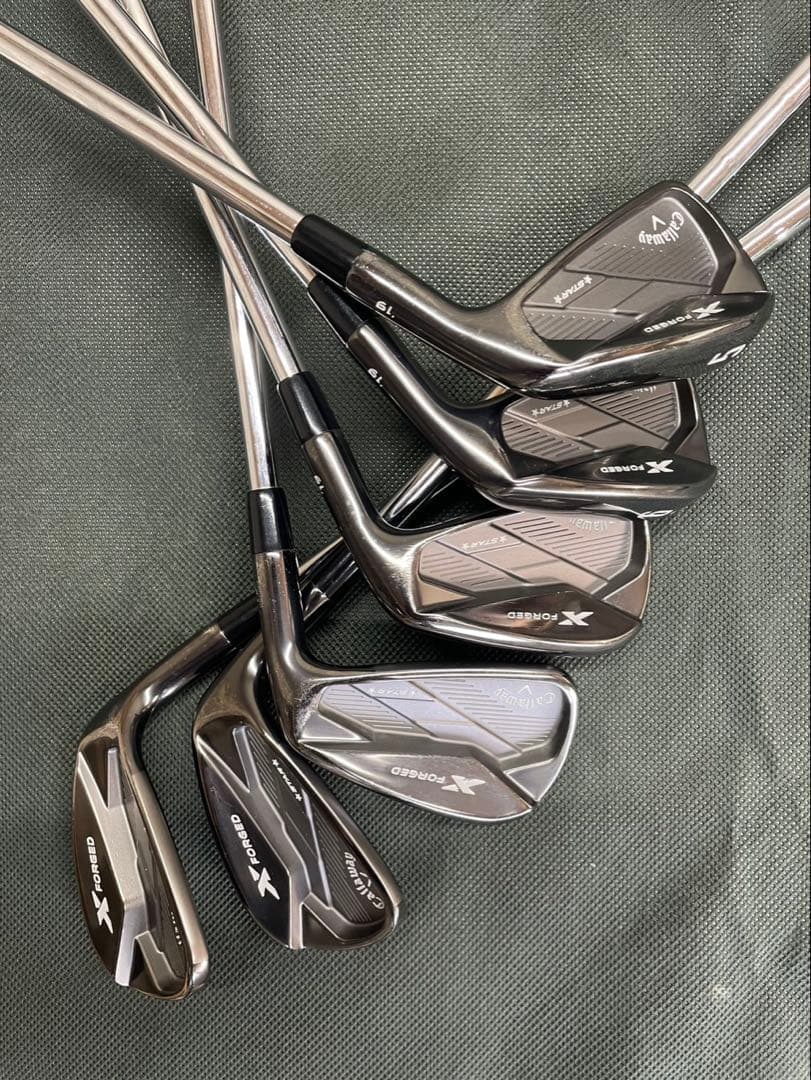 【希少・美品】スモーク・ブラックX Forged STAR2019 5-P 6本