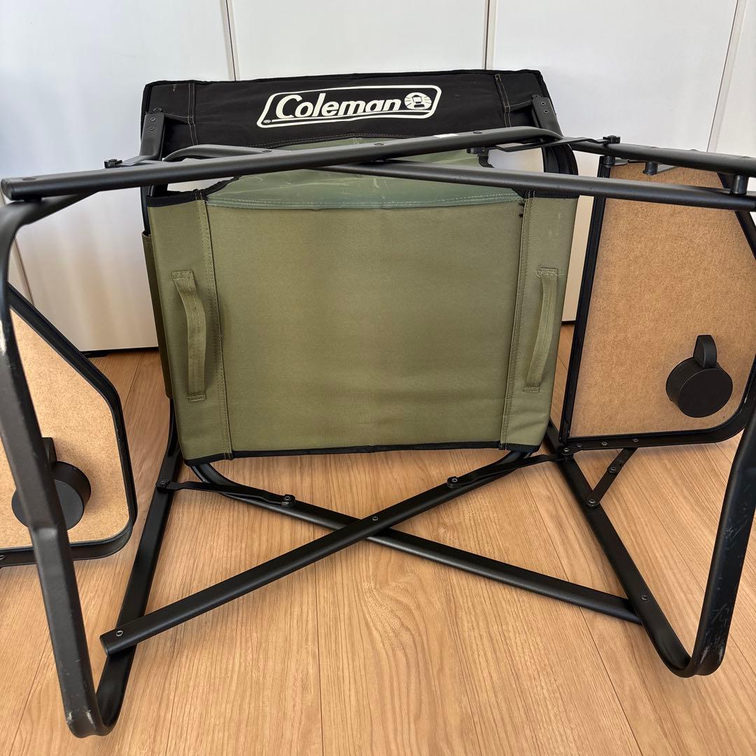 コールマン(Coleman) チェア サイドテーブル付デッキチェア 折り畳み