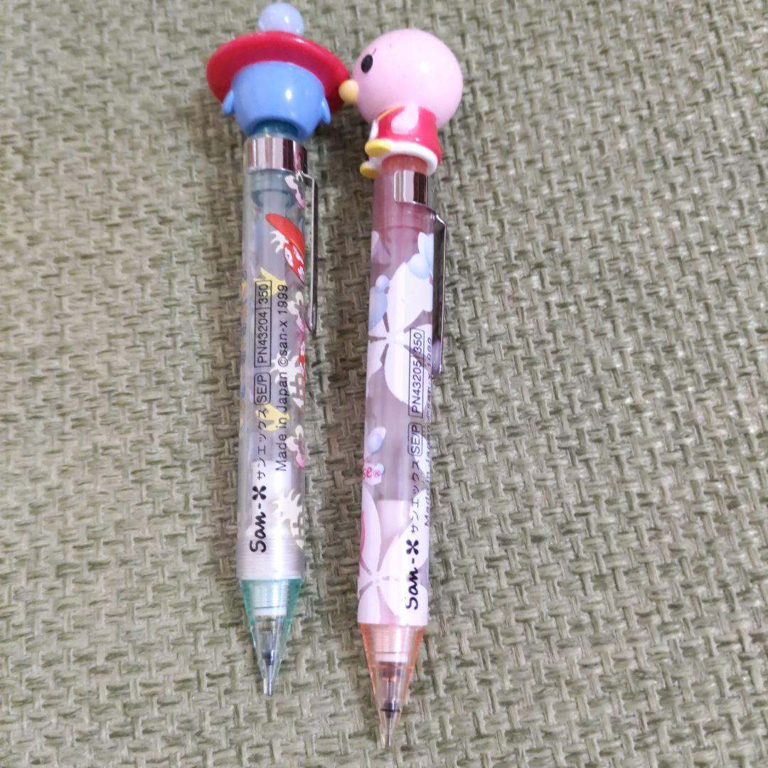 【平成レトロ】San-Xペンギンシャーペン2本セット　日本製1999年製　Y2K
