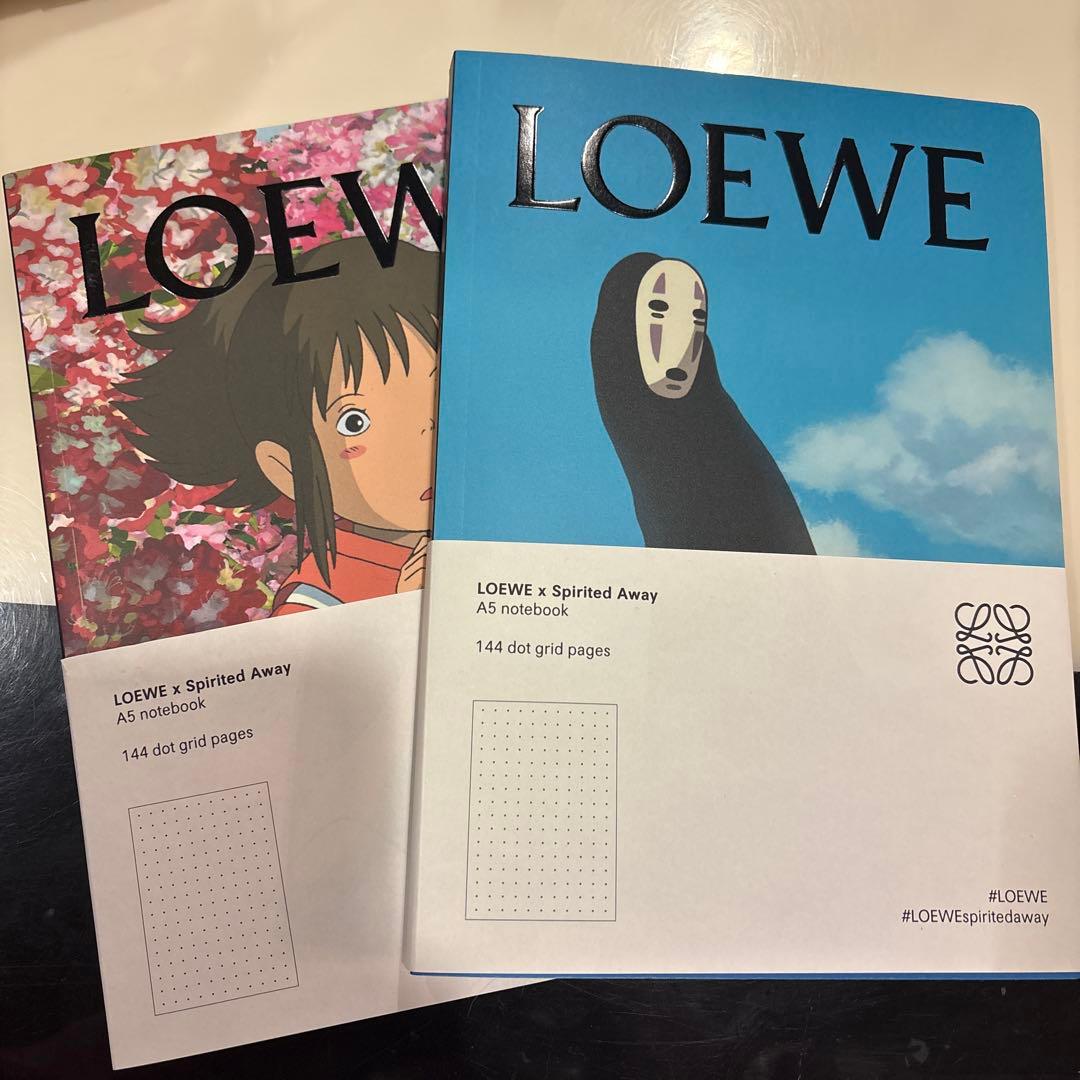 【限定】ロエベ 千と千尋の神隠し　ノート　カオナシ　千尋　ジブリ　LOEWE