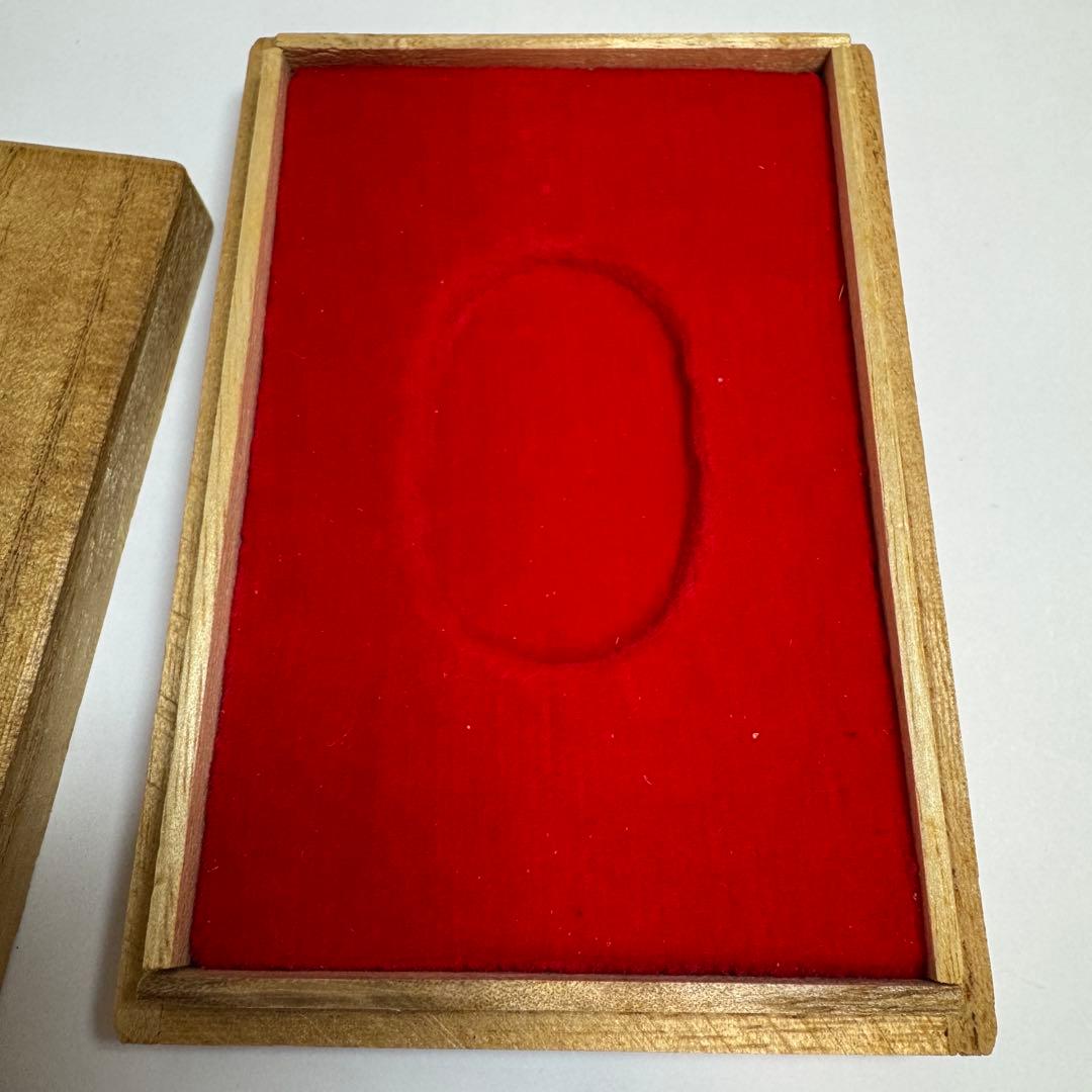 純銀小判 波模様  木箱付き 純銀製小判