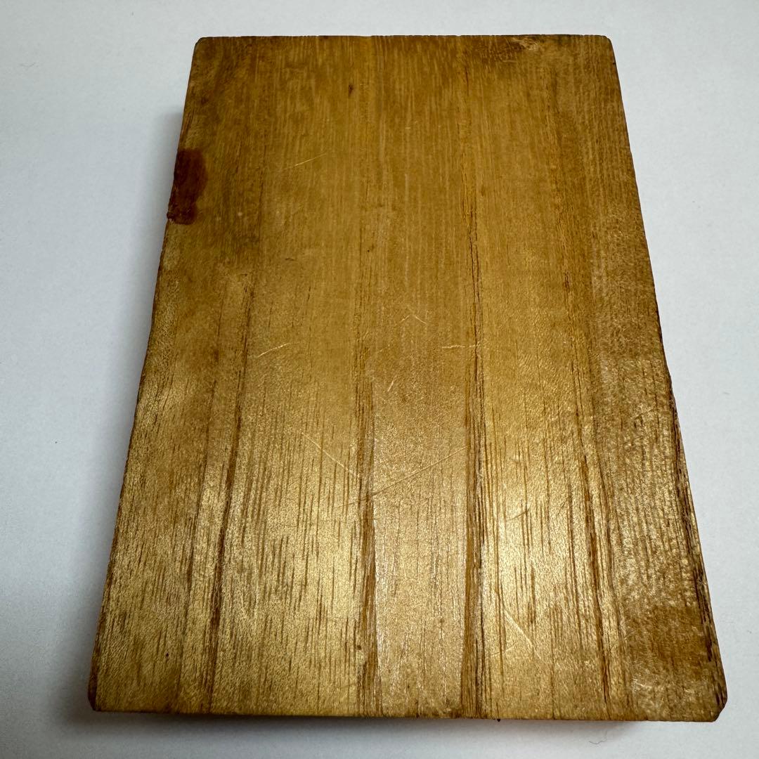 純銀小判 波模様  木箱付き 純銀製小判