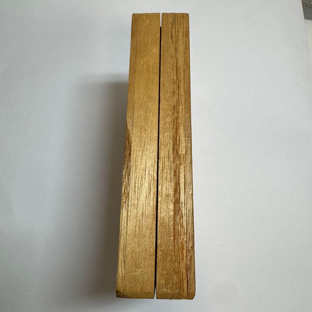 純銀小判 波模様  木箱付き 純銀製小判