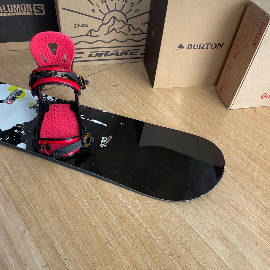 GRAY×KISSMARK　良質国産スノーボードセットOGASAKA製　バイン付