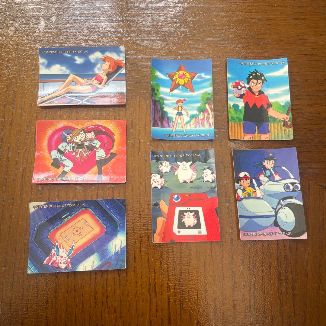 ポケモン アニメシール7枚セット　激レア