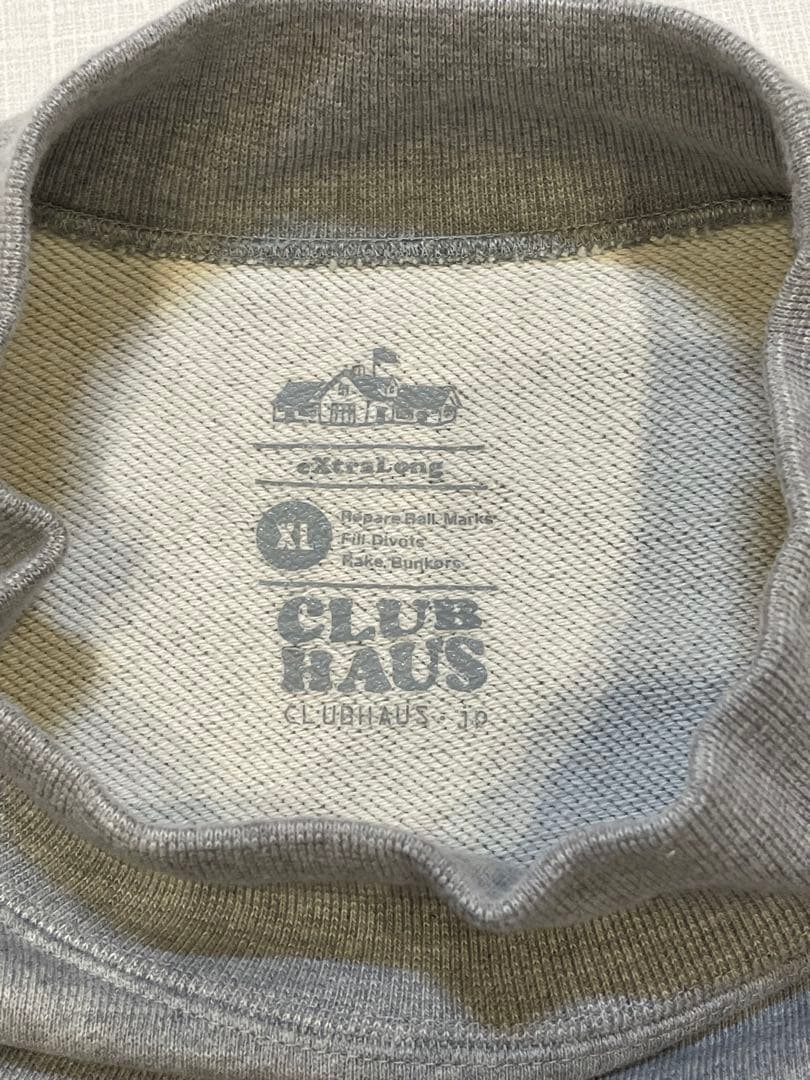 Clubhaus グレー ハイネックHighneck SweatShirt XL