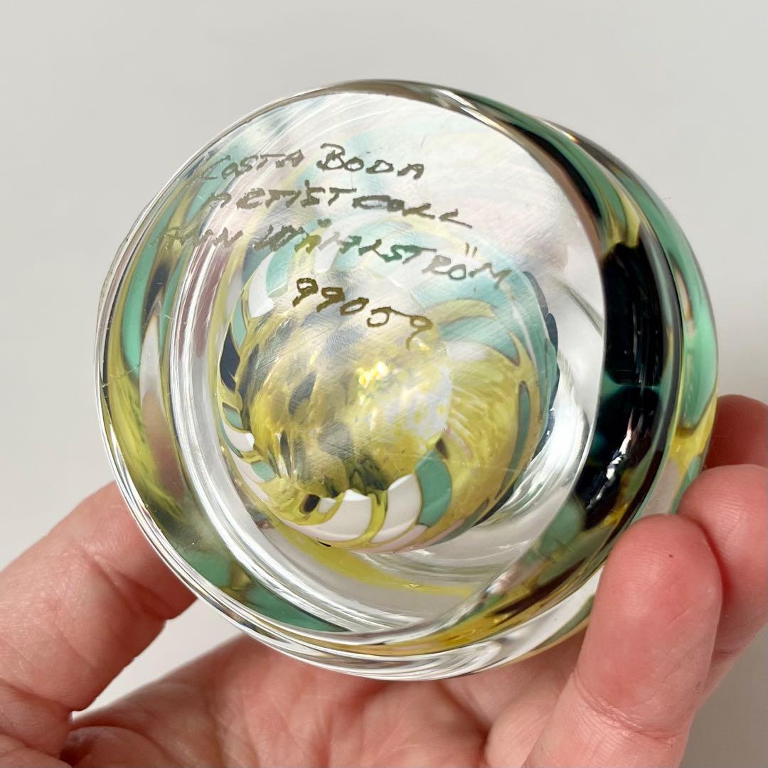 KOSTA BODA コスタボダ　ガラス　オブジェ　ペーパーウェイト　置物