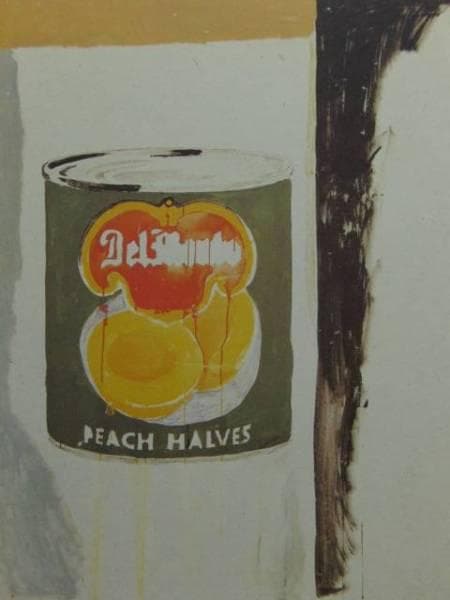 WARHOL、Peach Halves、希少画集画、新品額装付