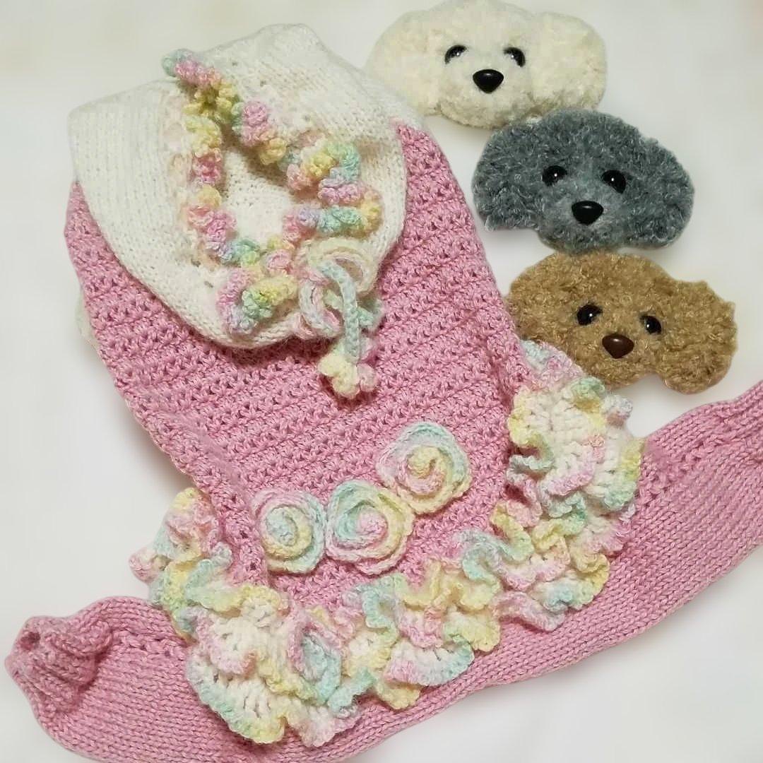 犬服♪手編み♪3名様オーダー受付終了致しましたm(__)m