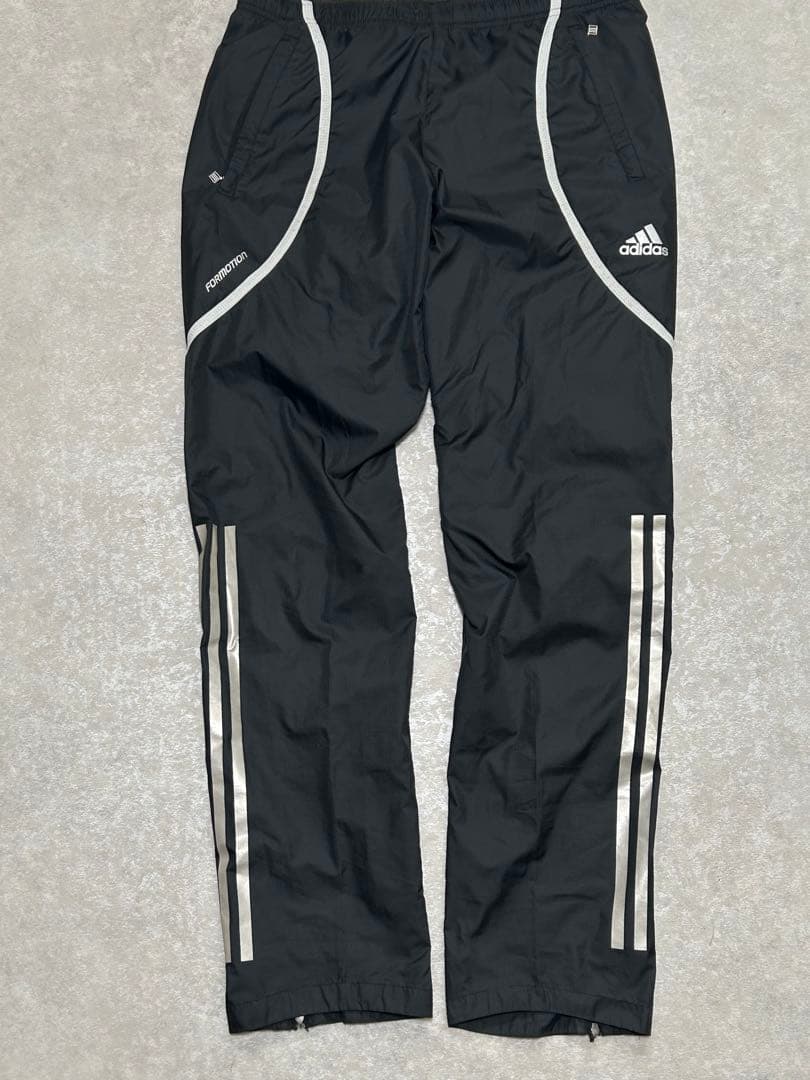 美品 セットアップ adidas ナイロン 上下 ジャケット パンツ S