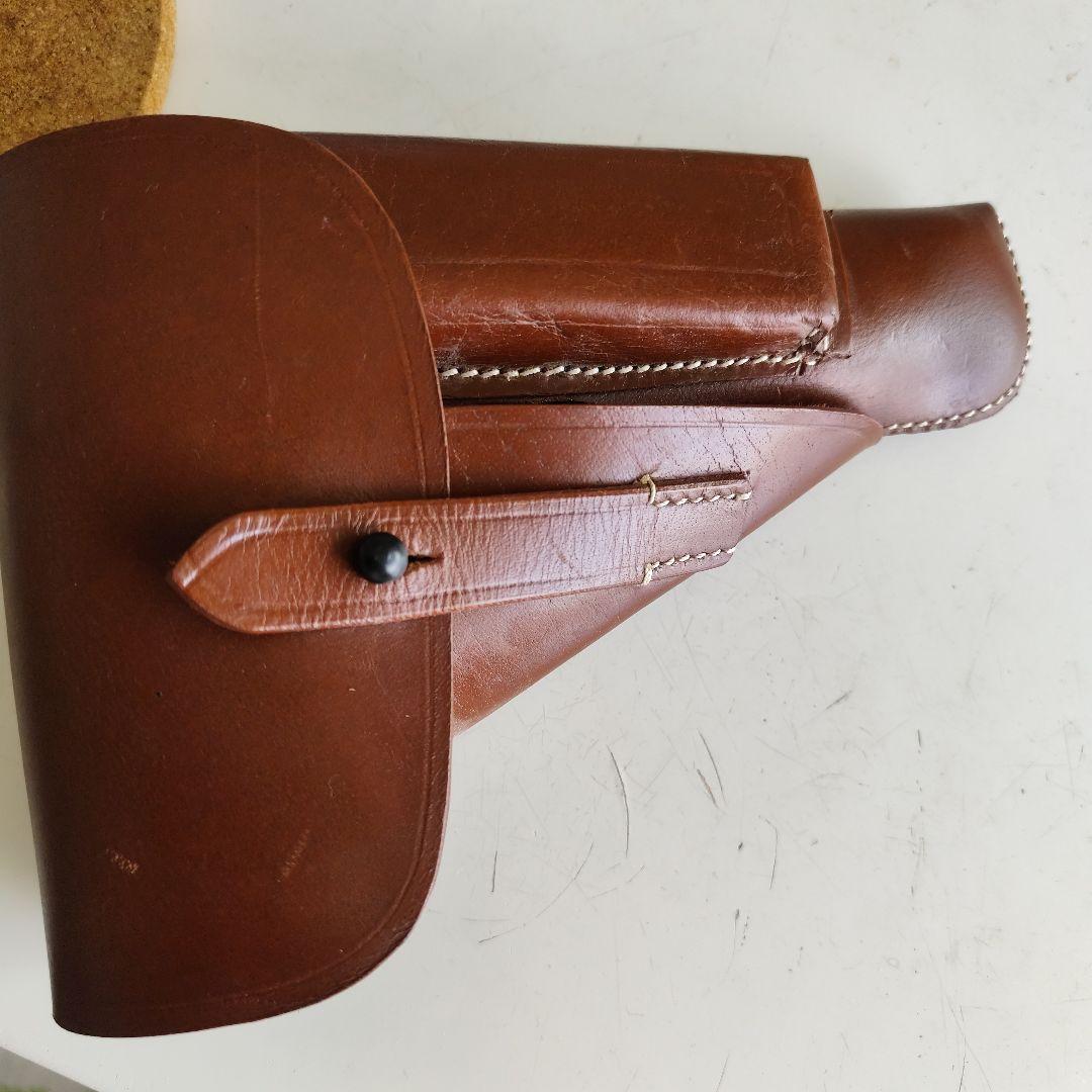 タナカ ブローニングハイパワー M1935 レストア品 レザーホルスターセット