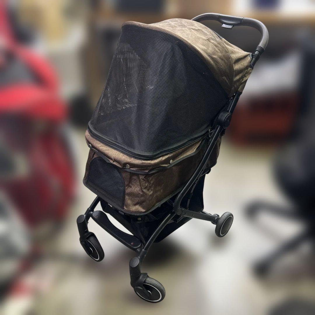 6533 タンスのゲン　折りたたみペットカート　4輪