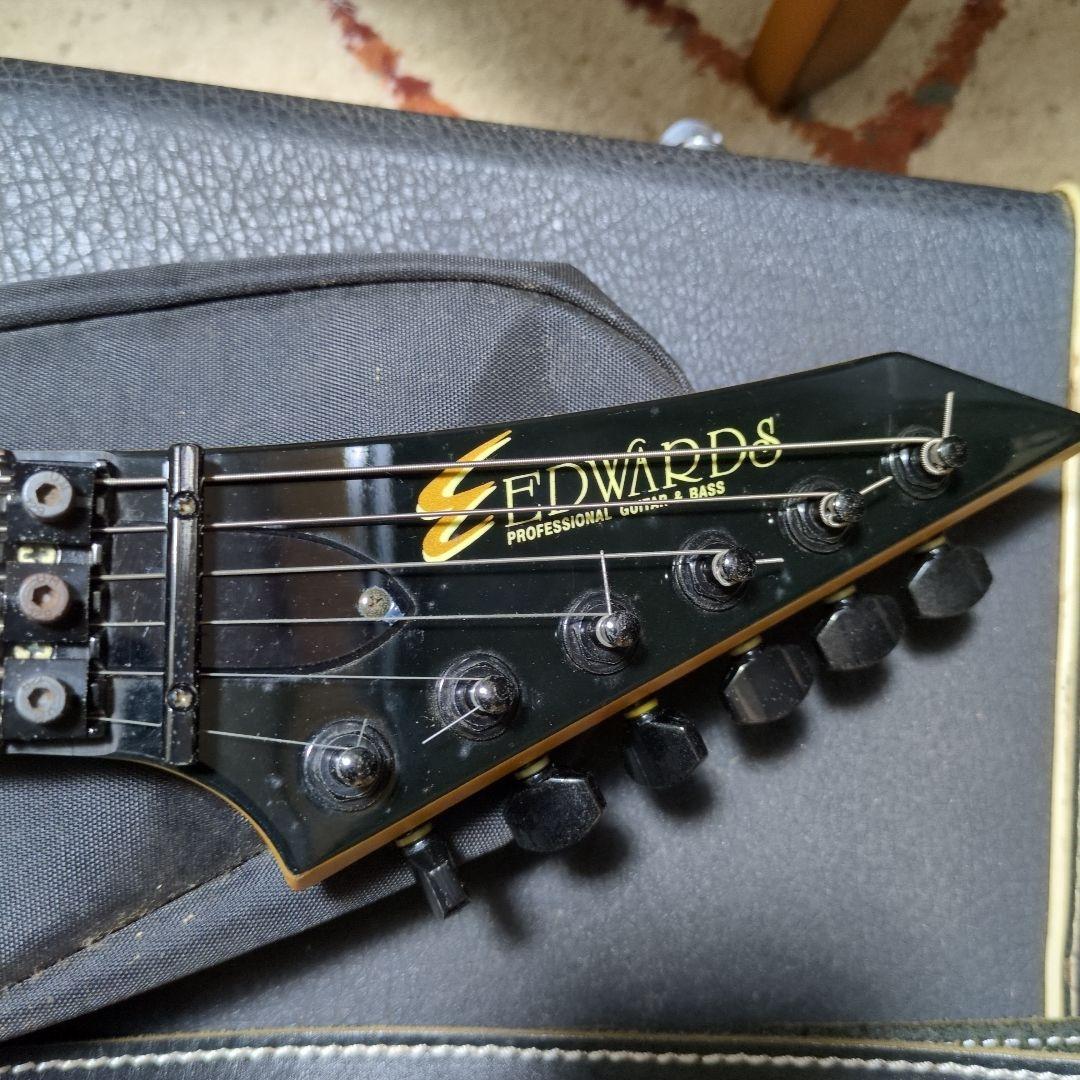 EDWARDS アンチャン　エレキギター サイン入り