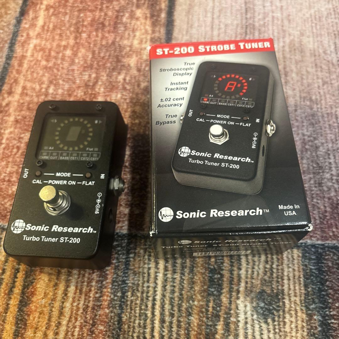 【美品】Sonic Research Turbo Tuner ST-200