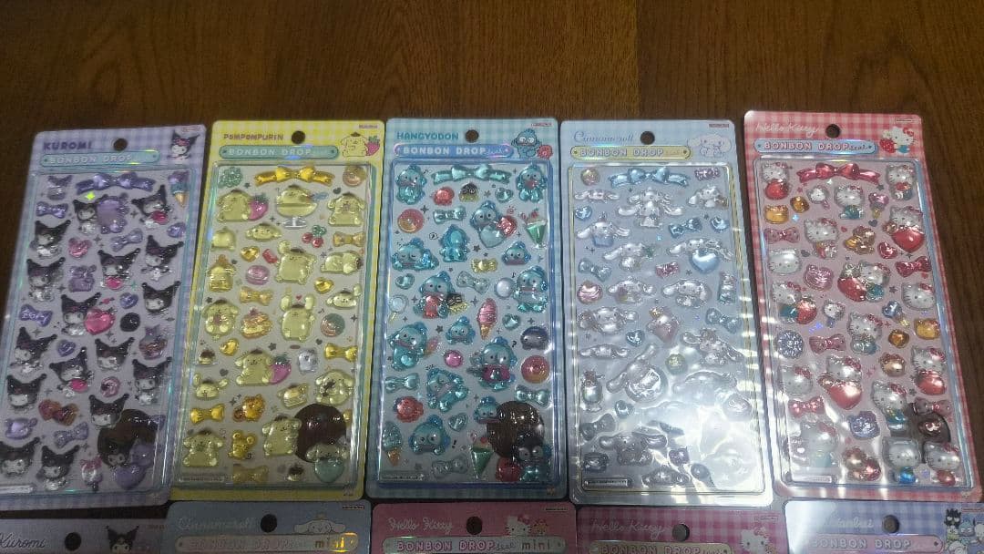 正規品 ボンボンドロップシール サンリオ mini 10点セット