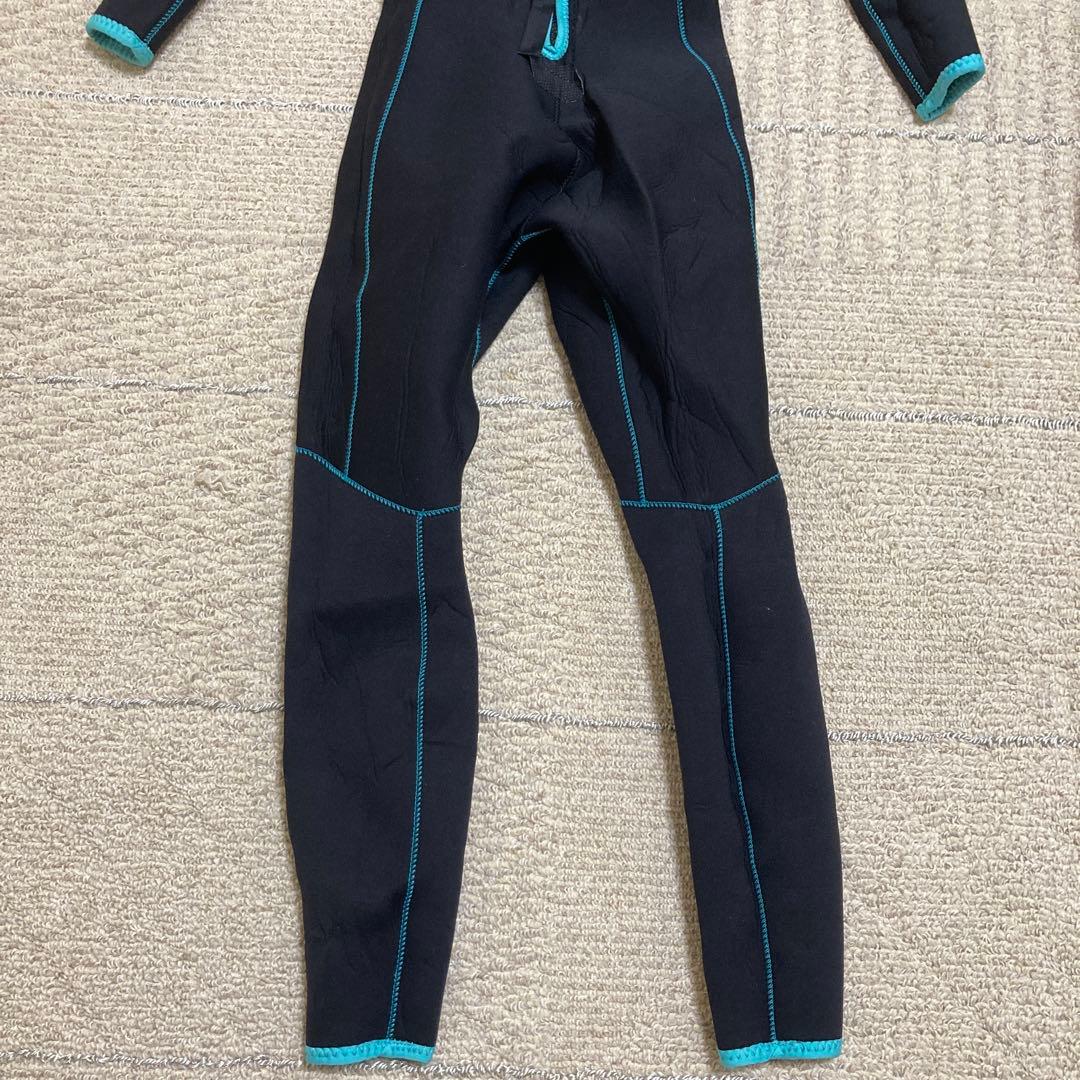 フルスーツ ウェットスーツ 黒/青