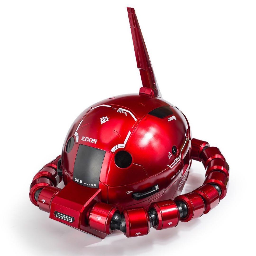 シャア専用ザクII ヘッド フィギア　メタリックレッド塗装