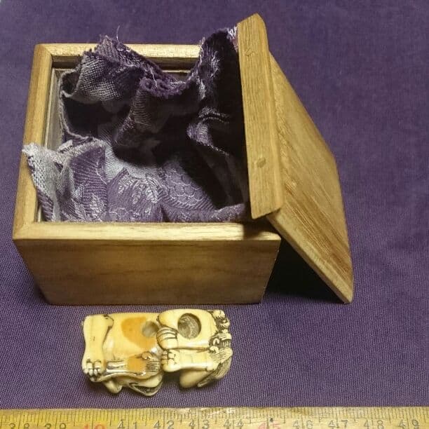 獅子 根付 江戸中期