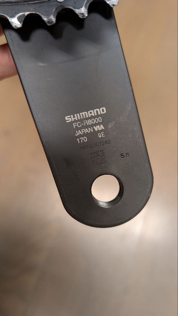 パーツ Shimano FC-R8000 170mm 50 34