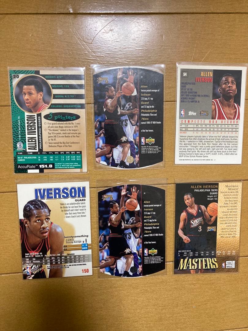 アレン　アイバーソン　バスケNBAカード　36枚セット