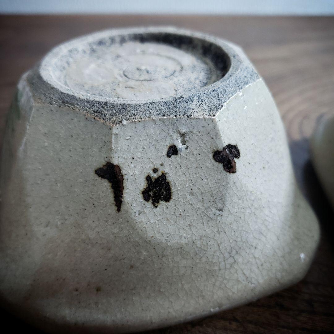 角鉢　向付　乾山　在銘　2客　京焼　訳あり　欠け