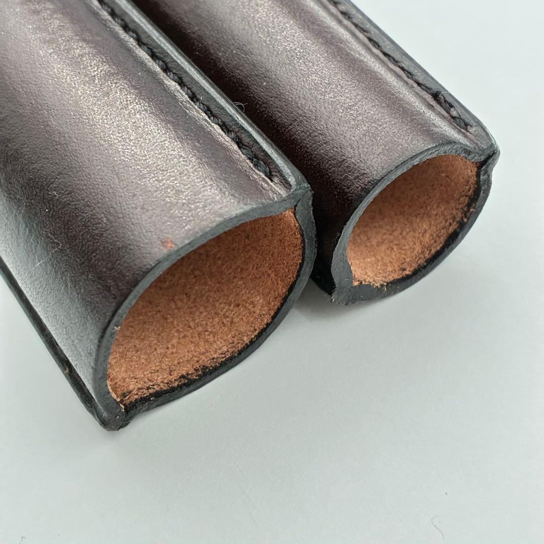 Hans Oster ハンス・オスター ペンケース チューブタイプ こげ茶